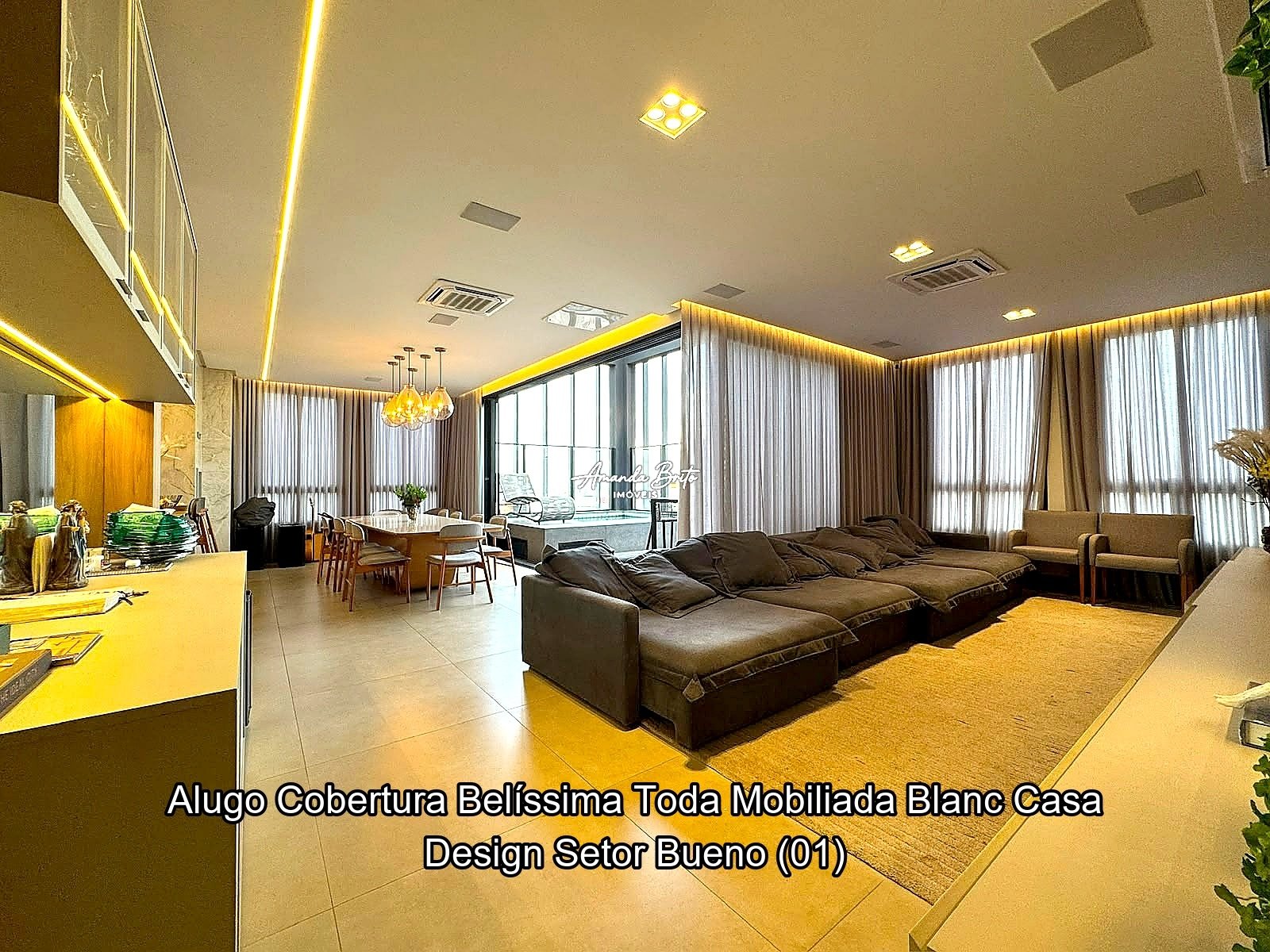 Exclusividade e Sofisticação: Cobertura Duplex Mobiliada no Blanc Casa Design | 229m² – 3 Suítes