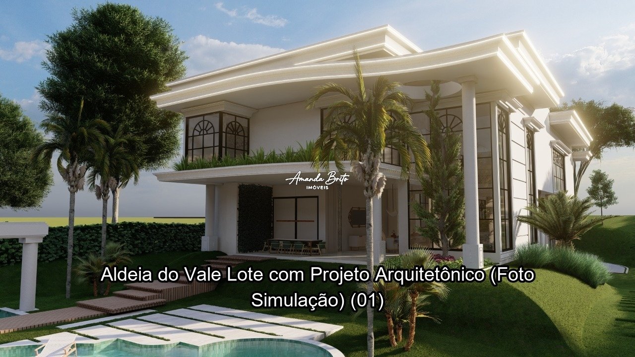 LOTE EXCLUSIVO DE 3.018,84 m² NA AV. FLORESTA COM PROJETO ARQUITETÔNICO | CONDOMÍNIO ALDEIA DO VALE